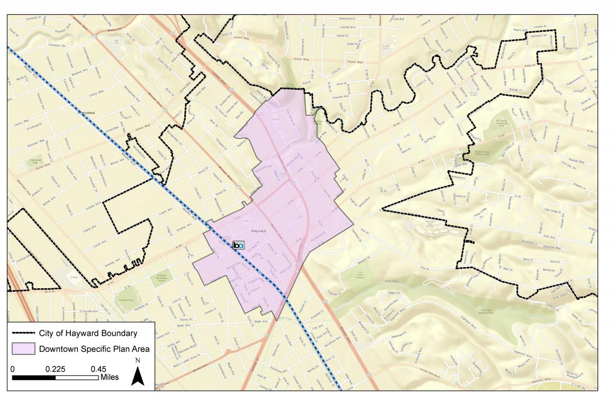 Hayward Project Area Map 4 0 
